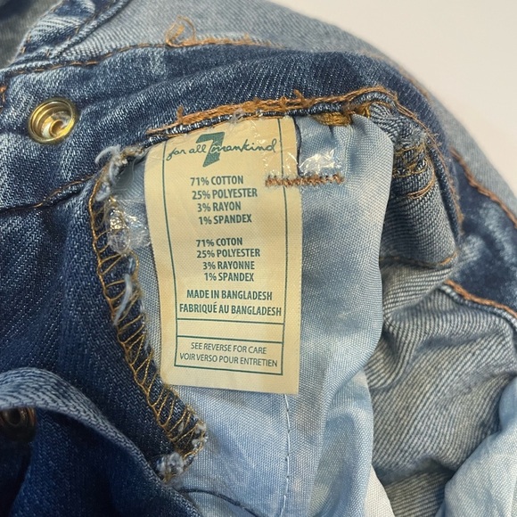 7 For All Mankind Kids Denim Overalls - Picture 5 of 5